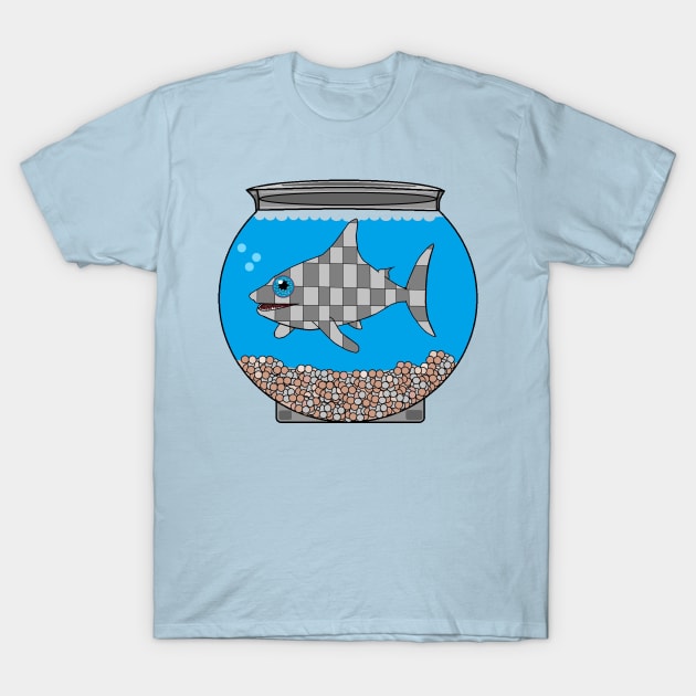 Shark Bowl T-Shirt by Zenferren